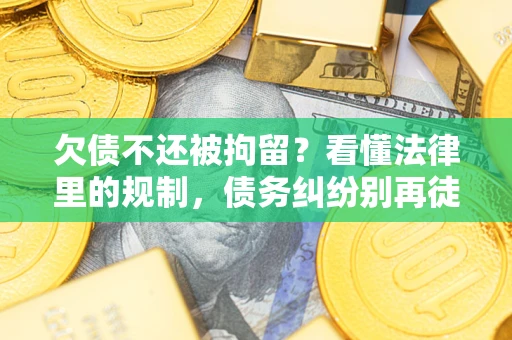 武汉欠债不还被拘留？看懂法律里的规制，债务纠纷别再徒劳奔波