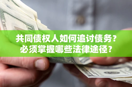 武汉共同债权人如何追讨债务？必须掌握哪些法律途径？