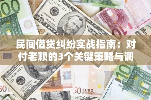 武汉民间借贷纠纷实战指南：对付老赖的3个关键策略与调解盲区解析