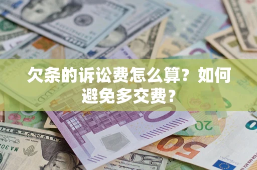 武汉欠条的诉讼费怎么算？如何避免多交费？