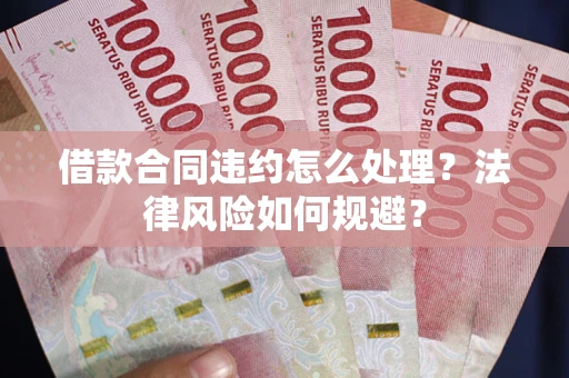 武汉借款合同违约怎么处理？法律风险如何规避？