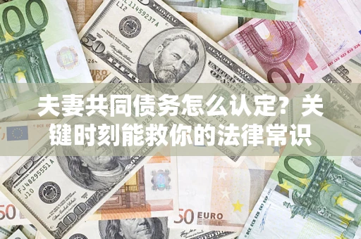 武汉夫妻共同债务怎么认定？关键时刻能救你的法律常识