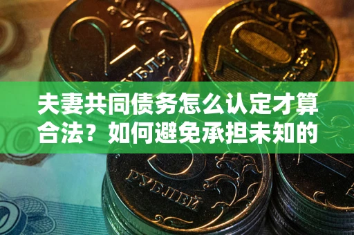 武汉夫妻共同债务怎么认定才算合法？如何避免承担未知的债务风险？