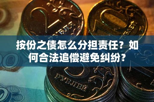 武汉按份之债怎么分担责任？如何合法追偿避免纠纷？